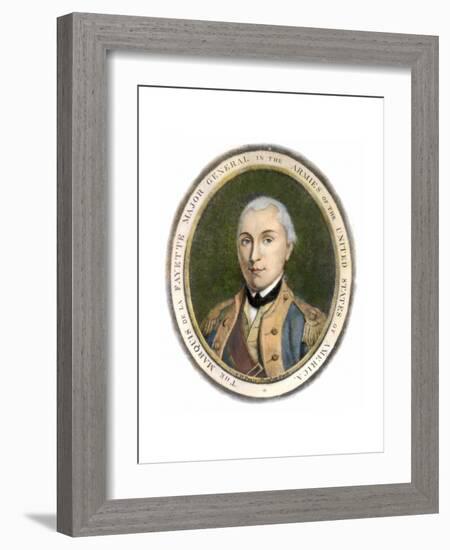 Marquis De Lafayette-Charles Willson Peale-Framed Giclee Print