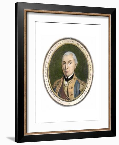 Marquis De Lafayette-Charles Willson Peale-Framed Giclee Print