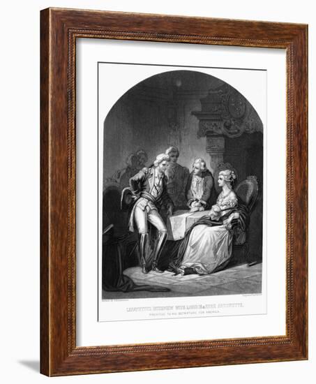 Marquis de Lafayette-Karl Hermann Schmolze-Framed Giclee Print