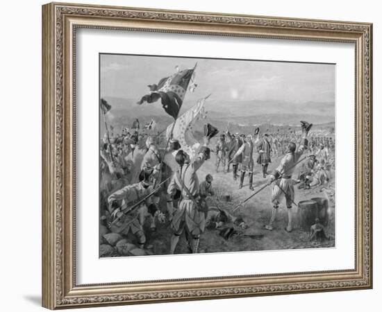 Marquis De Montcalm and His Troops-Philip Gendreau-Framed Giclee Print