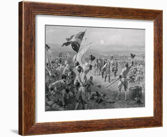 Marquis De Montcalm and His Troops-Philip Gendreau-Framed Giclee Print