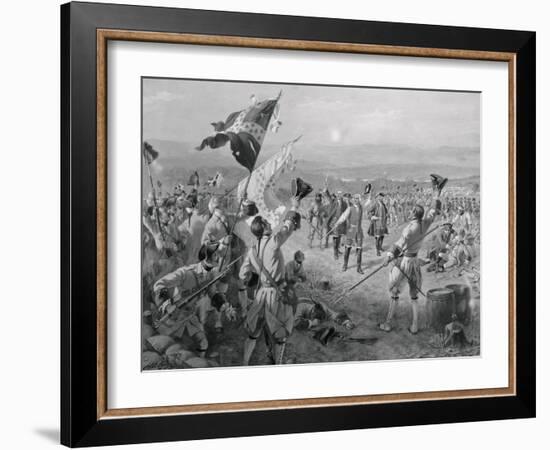 Marquis De Montcalm and His Troops-Philip Gendreau-Framed Giclee Print