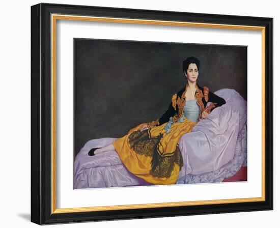 'Marquise de Merito', c1916-Ignacio Zuloaga-Framed Giclee Print