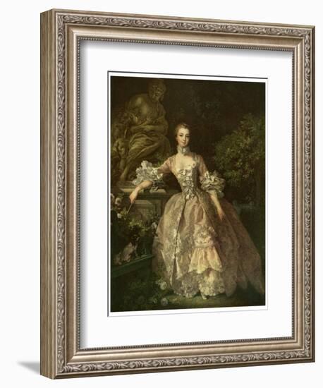 Marquise De Pompadour, 1759-Francois Boucher-Framed Giclee Print