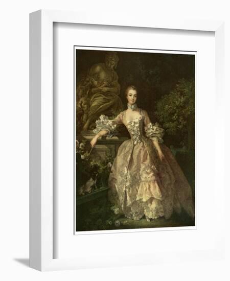 Marquise De Pompadour, 1759-Francois Boucher-Framed Giclee Print