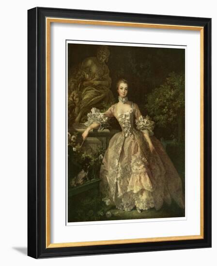 Marquise De Pompadour, 1759-Francois Boucher-Framed Giclee Print