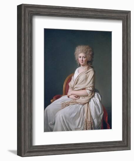 Marquise De Sorcy De Thelusson, 1790-Jacques-Louis David-Framed Giclee Print
