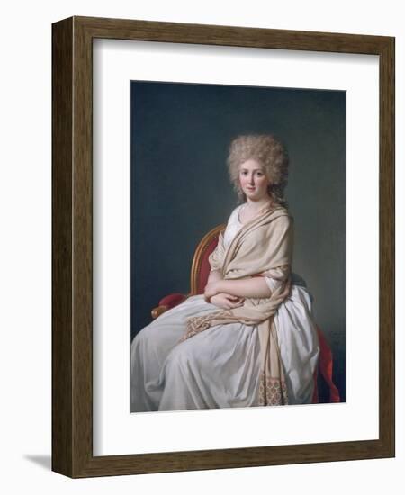 Marquise De Sorcy De Thelusson, 1790-Jacques-Louis David-Framed Giclee Print