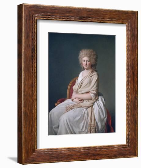 Marquise De Sorcy De Thelusson, 1790-Jacques-Louis David-Framed Giclee Print