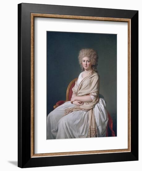 Marquise De Sorcy De Thelusson, 1790-Jacques-Louis David-Framed Giclee Print