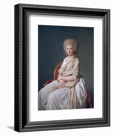 Marquise De Sorcy De Thelusson, 1790-Jacques-Louis David-Framed Giclee Print