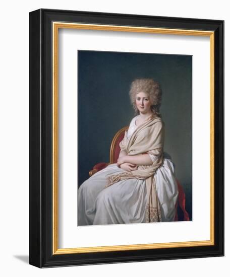 Marquise De Sorcy De Thelusson, 1790-Jacques-Louis David-Framed Giclee Print