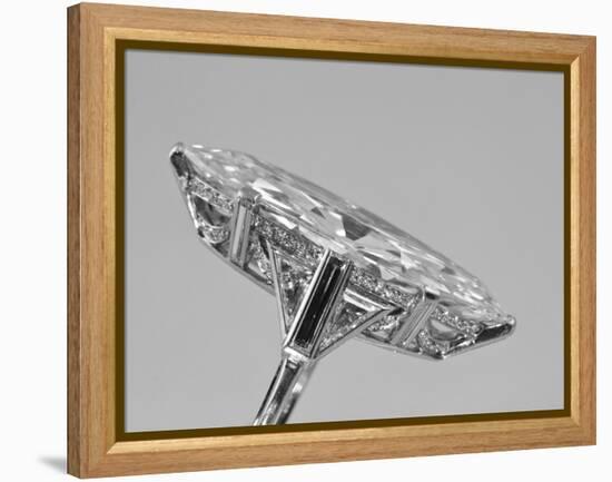 Marquise Diamond Ring-null-Framed Premier Image Canvas