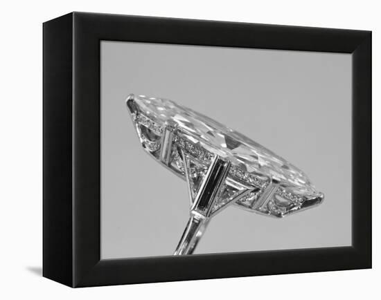 Marquise Diamond Ring-null-Framed Premier Image Canvas