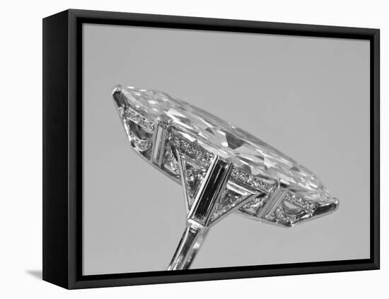 Marquise Diamond Ring-null-Framed Premier Image Canvas