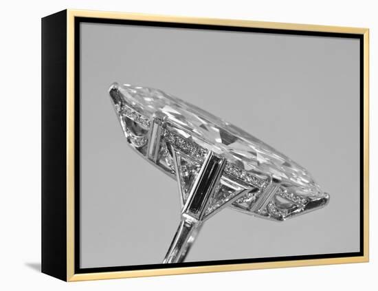 Marquise Diamond Ring-null-Framed Premier Image Canvas