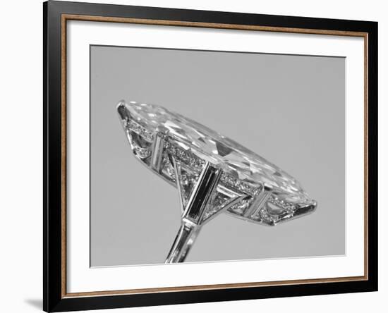 Marquise Diamond Ring-null-Framed Photographic Print