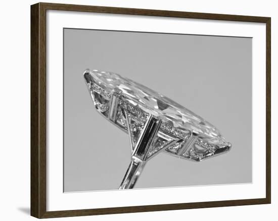 Marquise Diamond Ring-null-Framed Photographic Print