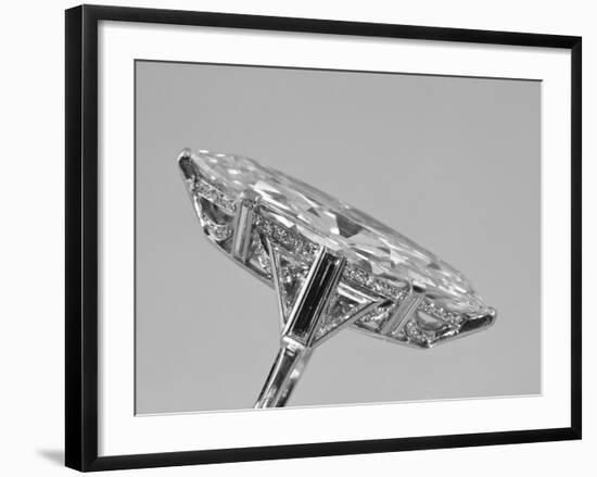 Marquise Diamond Ring-null-Framed Photographic Print