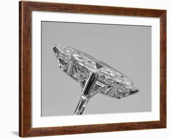 Marquise Diamond Ring-null-Framed Photographic Print
