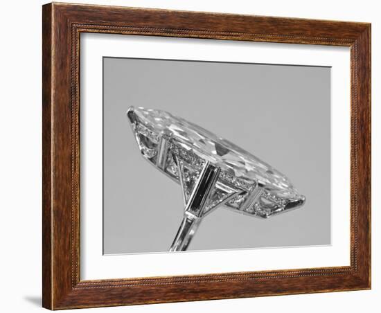 Marquise Diamond Ring-null-Framed Photographic Print