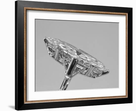 Marquise Diamond Ring-null-Framed Photographic Print