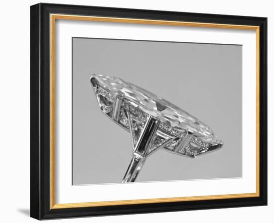 Marquise Diamond Ring-null-Framed Photographic Print