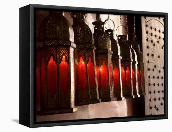 Marrakech, the Entrance to Café Arabe Built in a Refurbished Moroccan House, Morocco-Paul Harris-Framed Premier Image Canvas