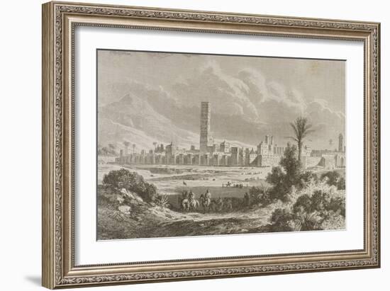 Marrakesh in the 1860S-null-Framed Giclee Print