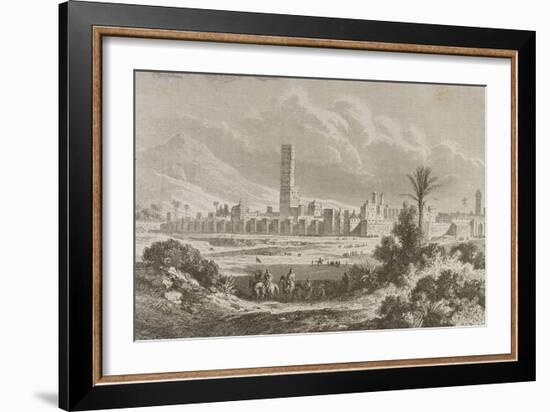 Marrakesh in the 1860S-null-Framed Giclee Print