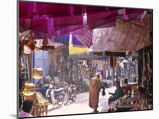 Marrakesh Market, Morocco-Peter Adams-Mounted Photographic Print