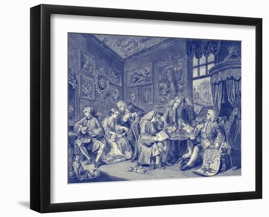 Marriage a la Mode by William Hogarth-William Hogarth-Framed Giclee Print