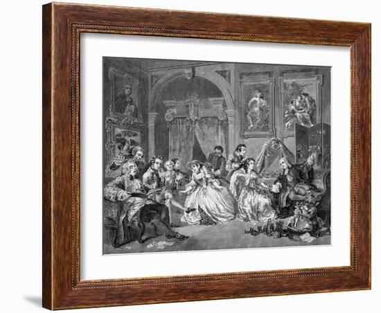 Marriage a la Mode by William Hogarth-William Hogarth-Framed Giclee Print