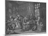 Marriage A La Mode - Plate I-William Hogarth-Mounted Premium Giclee Print