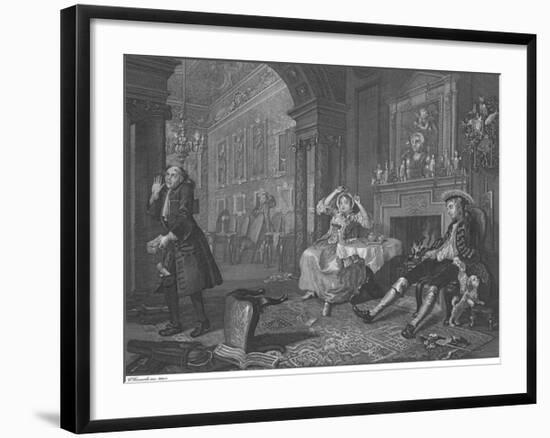 Marriage A La Mode - Plate II-William Hogarth-Framed Premium Giclee Print