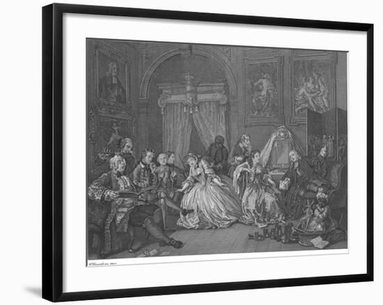 Marriage A La Mode - Plate IV-William Hogarth-Framed Premium Giclee Print