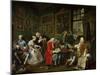 Marriage a La Mode: The Death of the Countess, circa 1742-44-William Hogarth-Mounted Giclee Print