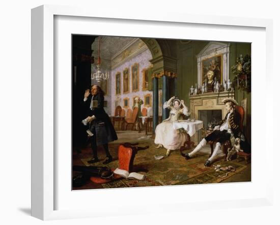 Marriage a la Mode-William Hogarth-Framed Giclee Print