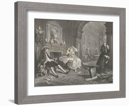 Marriage a la Mode-William Hogarth-Framed Giclee Print