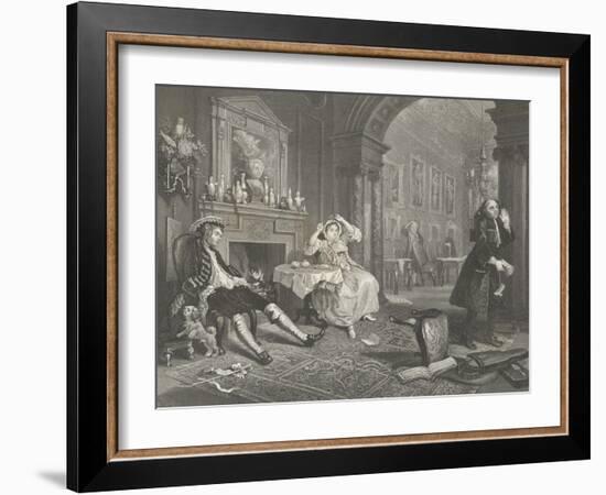 Marriage a la Mode-William Hogarth-Framed Giclee Print