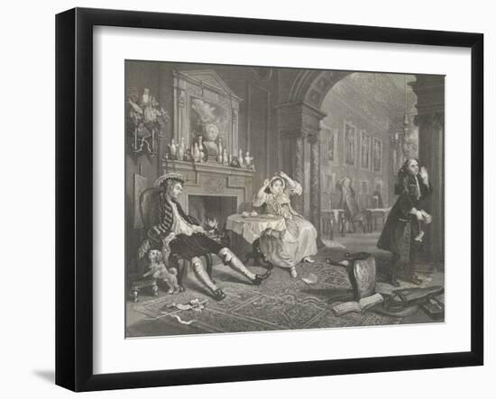 Marriage a la Mode-William Hogarth-Framed Giclee Print