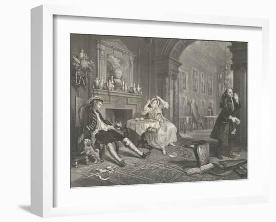 Marriage a la Mode-William Hogarth-Framed Giclee Print