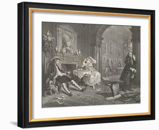 Marriage a la Mode-William Hogarth-Framed Giclee Print