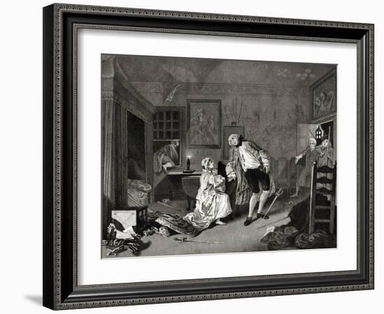 Marriage a la Mode-William Hogarth-Framed Giclee Print