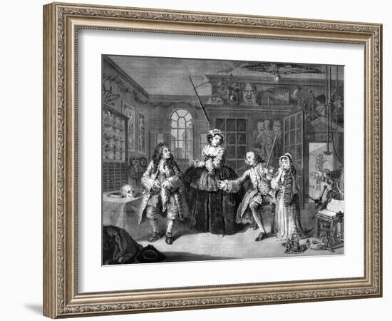 Marriage a la Mode-William Hogarth-Framed Giclee Print