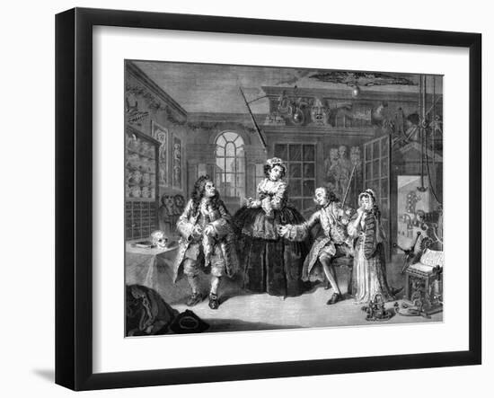 Marriage a la Mode-William Hogarth-Framed Giclee Print