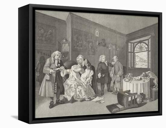 Marriage a la Mode-William Hogarth-Framed Premier Image Canvas