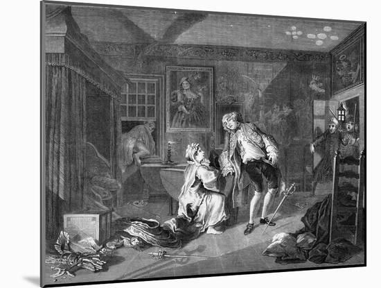 Marriage a la Mode-William Hogarth-Mounted Giclee Print