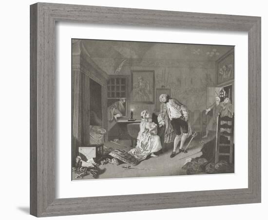 Marriage a la Mode-William Hogarth-Framed Giclee Print