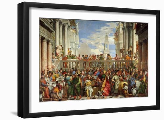 Marriage at Cana-Paolo Veronese-Framed Giclee Print